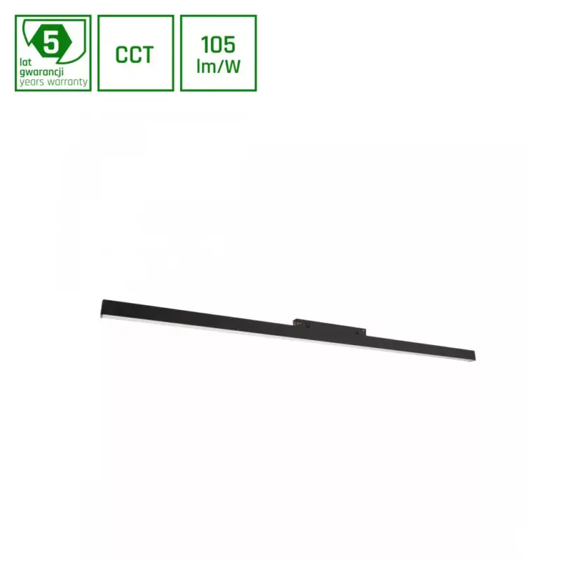 SYSTEM SHIFT CCT- LINE L TRACK LIGHT 902X23X42MM 22W 100DEG BLACK CCT SWITCH 5Y WARRANTY WLD40010_CCT SpectrumLED Azonnal elérhető