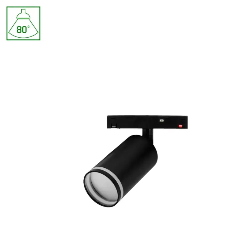 Vásárlói kedvenc SYSTEM SHIFT BASIC - SPOT S RING LUMINAIREDIRECTIONAL 55X100X160MM 7W 2700K BLACK WLD70031WW SpectrumLED