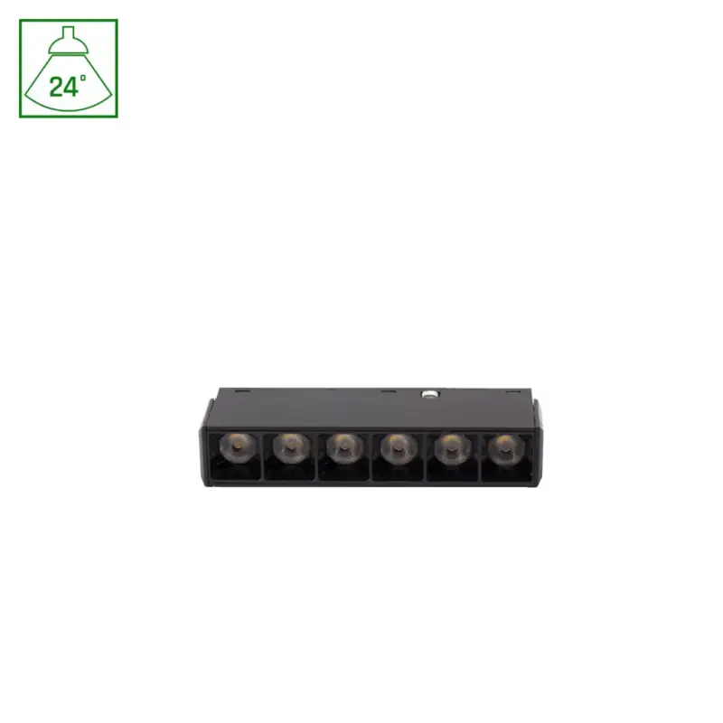 Bestseller SYSTEM SHIFT BASIC - GRID XS LINEAR LUMINAIRE 110MM 6W 2700K BLACK WLD70028WW SpectrumLED