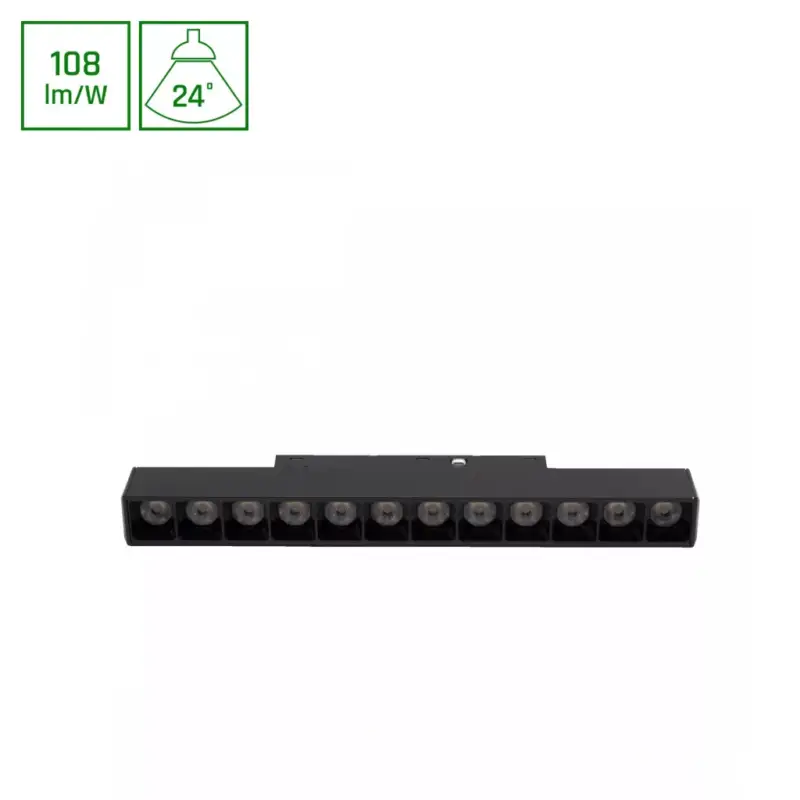 Ajánlat SYSTEM SHIFT BASIC - GRID S LINEAR LUMINAIRE 220MM 12W 4000K BLACK WLD70029NW SpectrumLED