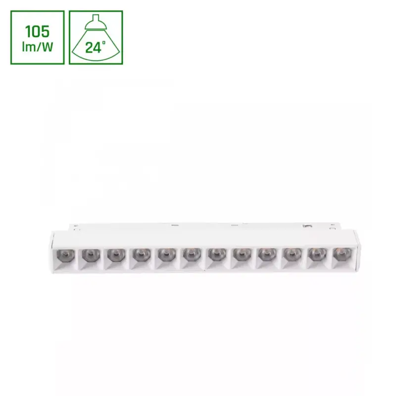 SYSTEM SHIFT BASIC - GRID S LINEAR LUMINAIRE 220MM 12W 2700K WHITE WLD70045WW SpectrumLED Legkelendőbb