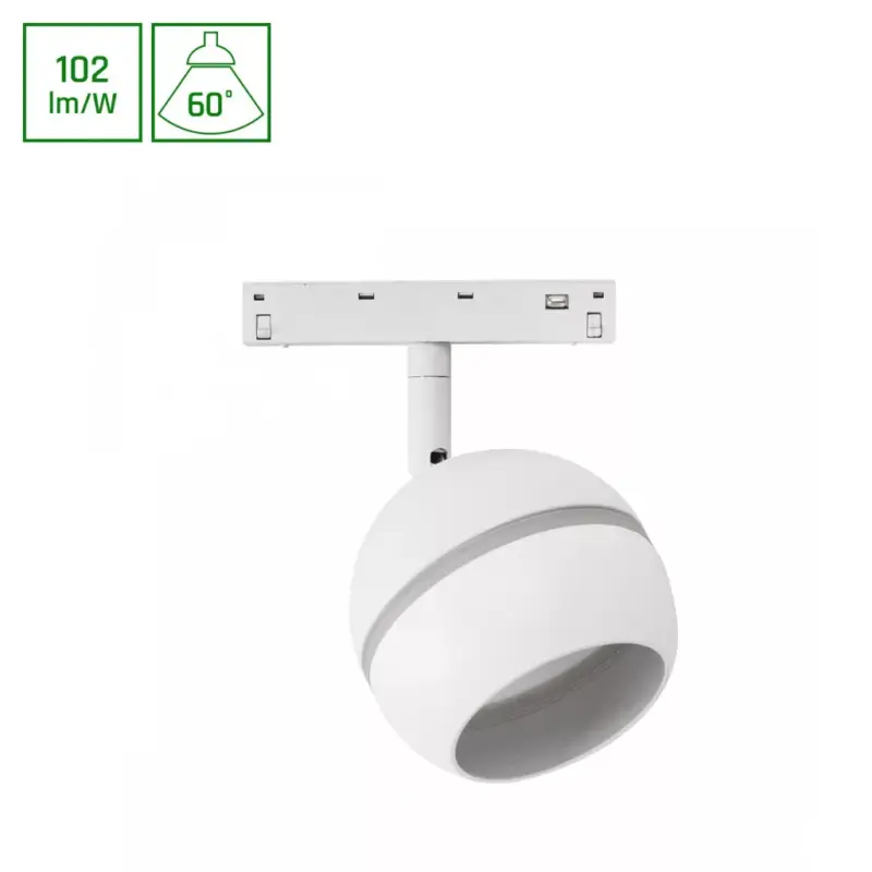 SYSTEM SHIFT BASIC - GLOBE RING BALL LUMINAIRE 90MM 10W 2700KWHITE WLD70048WW SpectrumLED Csak ma