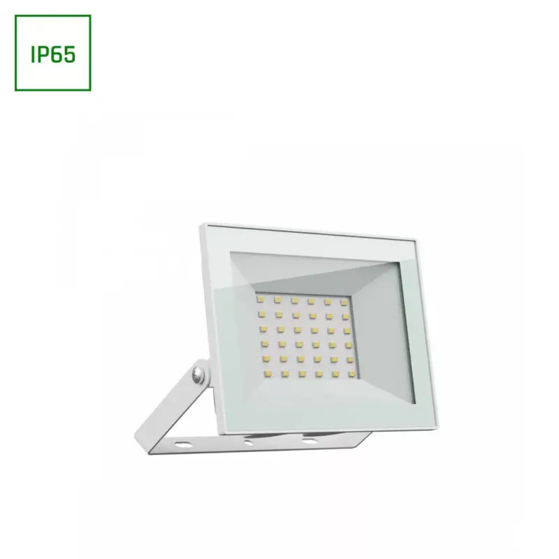 Biztonságos fizetés NOCTIS LUX 4 LED-reflektor, 100°, IP65, 30 W, Hideg fehér, fehér SLI029076CW_PW SpectrumLED