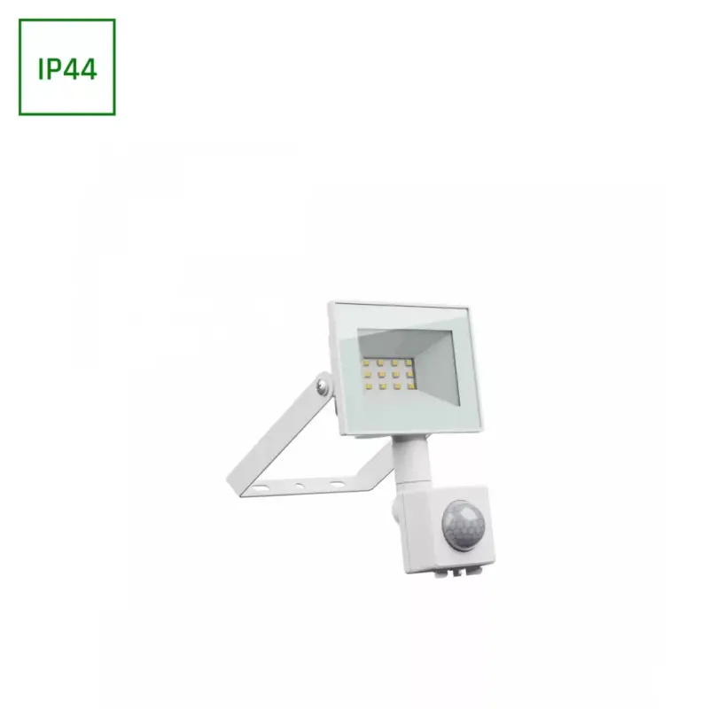NOCTIS LUX 4 mozgásérzékelős LED-reflektor, 100°, IP44, 10 W, Hideg fehér, fehér SLI029074CW_CZUJNIK_PW SpectrumLED Biztonságos fizetés