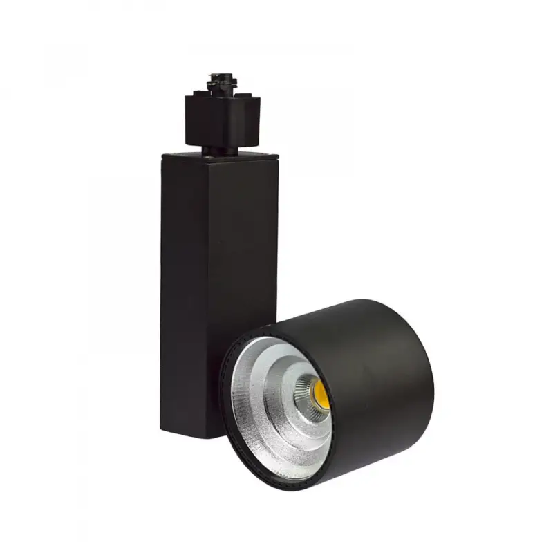 Népszerű MADARA COB háromfázisú sínes lámpa, 16W, 24°, CRI 80, Fekete SLI033001NW SpectrumLED