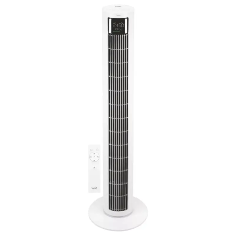 HOME TWFR100C oszlopventilátor, 60 W, 4 üzemmód, 4 fokozat, oszcillálás, LED kijelző, távirányító Kihagyhatatlan ajánlat
