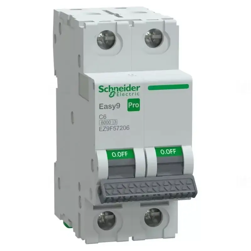 Akció EASY9 PRO Kismegszakító, 2P, C, 6A 2 pólusú EZ9F57206 Schneider