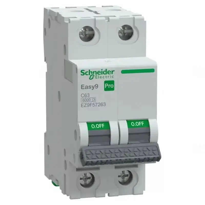 Árcsökkenés EASY9 PRO Kismegszakító, 2P, C, 63A 2 pólusú EZ9F57263 Schneider