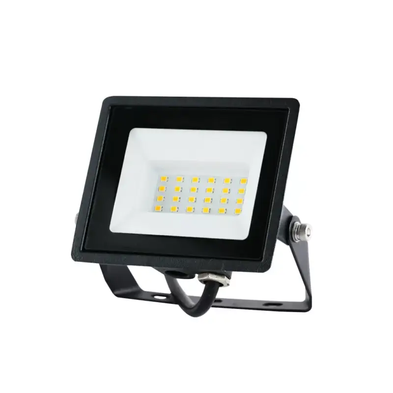 Biztonságos vásárlás MH LED-reflektor, 120°, IP65, 20 W, Természetes fehér, fekete
