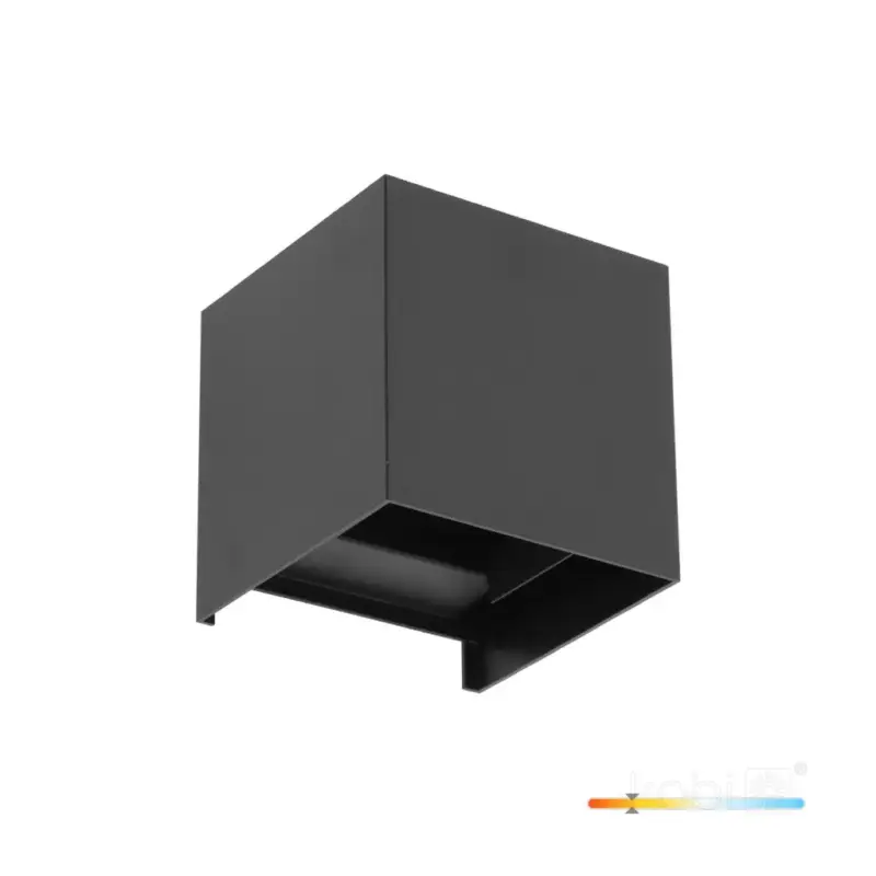 Garden wall lamp LED QUERK 2x2W 3000K IP54 550lm black LED2B Biztonságos vásárlás