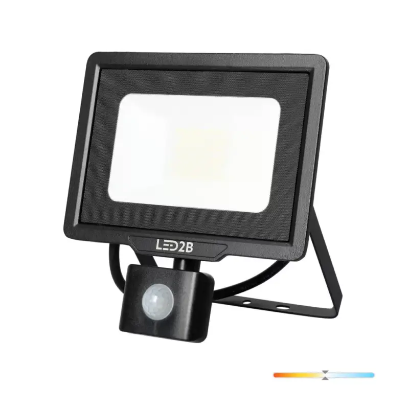 Azonnal elérhető MHC LED-reflektor, 120°, IP65, 30 W, Természetes fehér, fekete