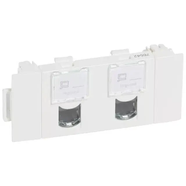Legrand LCS2 Cat.5e FTP2xRJ45 Program Mosaic aljzat DLP csatornához Legrand 076542 Expressz szállítás