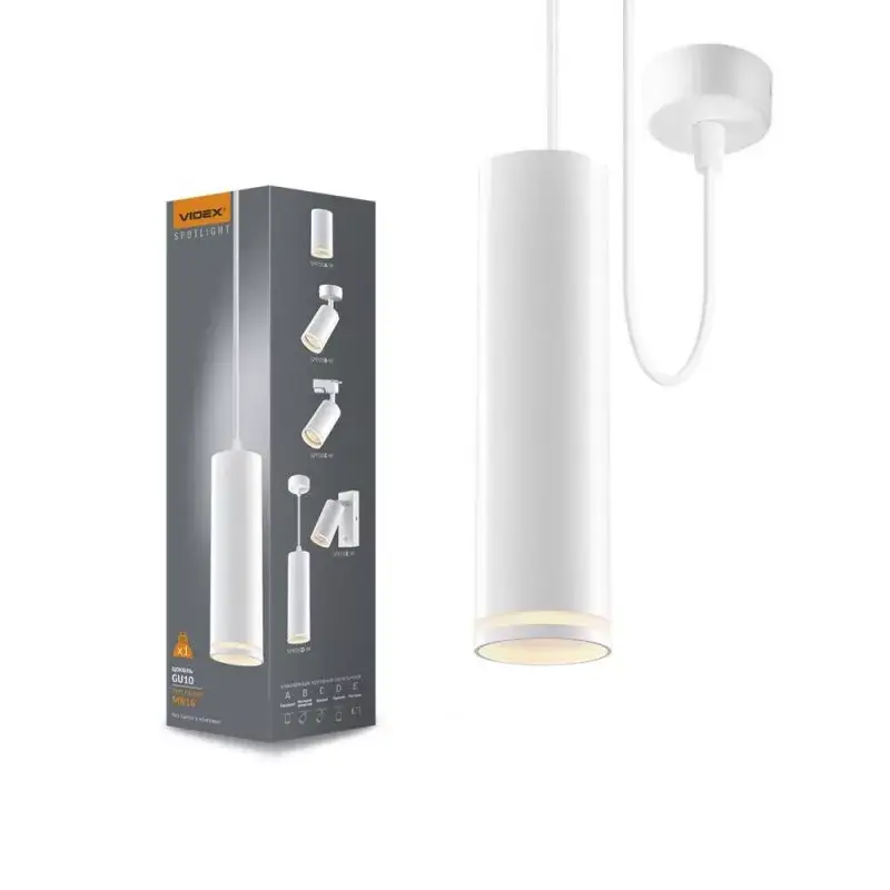 Pendant spotlight luminaire VIDEX-GU10-TATUM-WHITE Kedvezményes ár