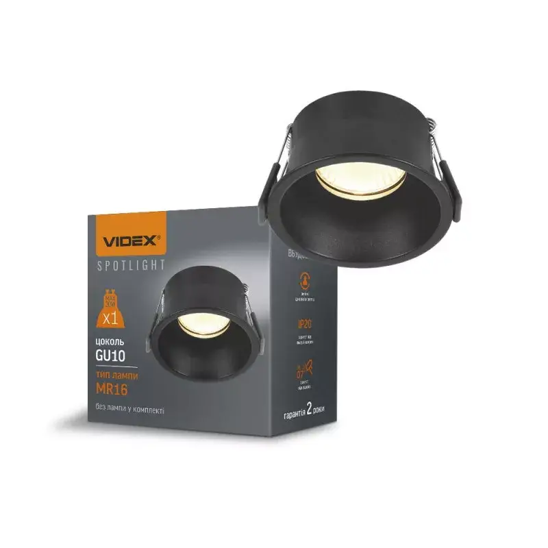 Árcsökkenés Recessed spotlight luminaire VL-SPF09R-B