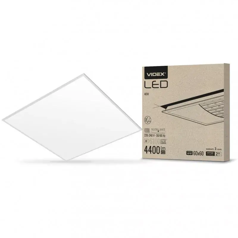 Legnépszerűbb LED Recessed Panel VIDEX-PANEL-LED-40W-PB404W-NW