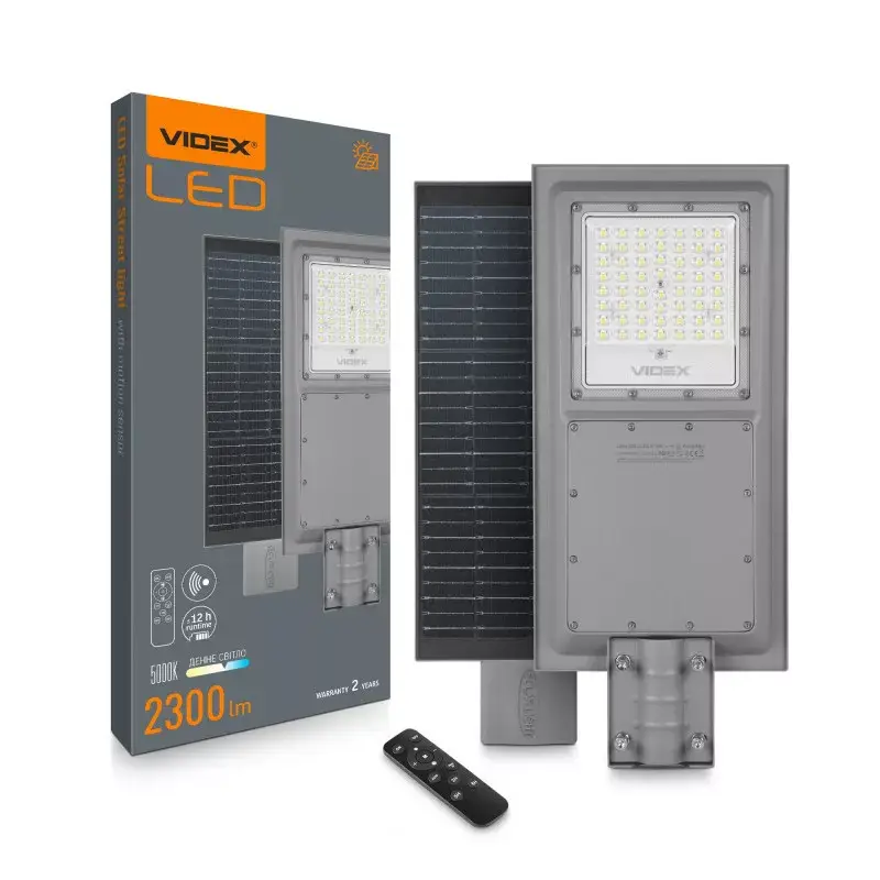 Népszerű LED Solar Street light with motion sensor VIDEX VL-SLSO-082-S