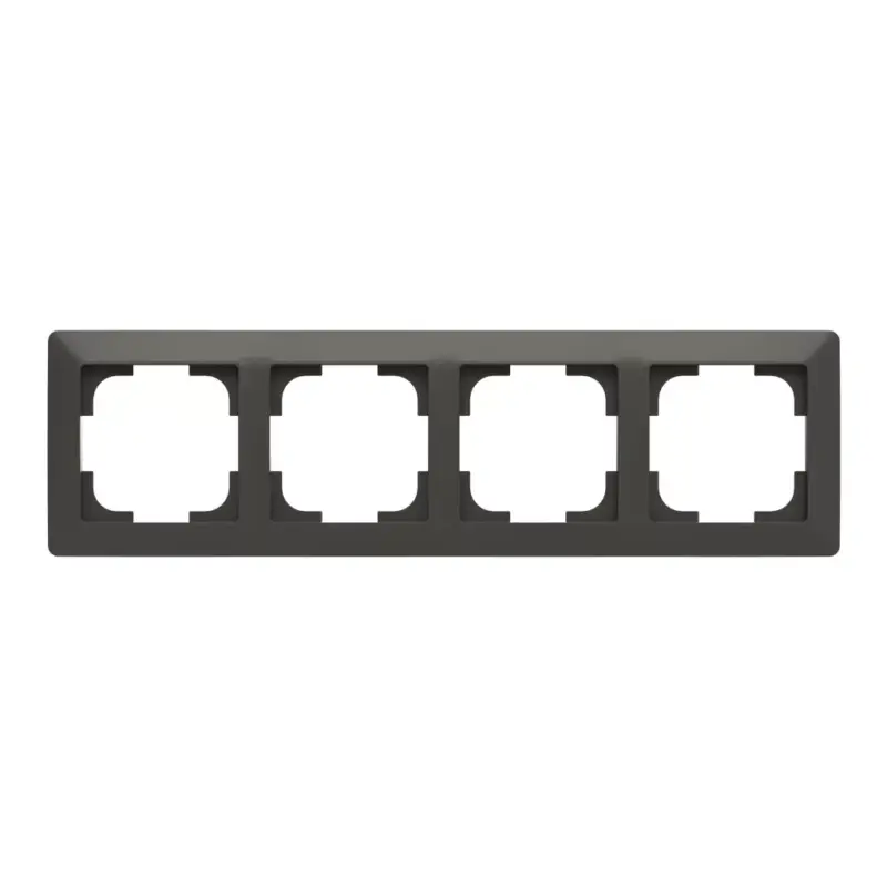 Árengedmény ABB 4-es keret, Zoni, fekete matt / fehér 3901T-A00040 137, 2CHT010040A6137