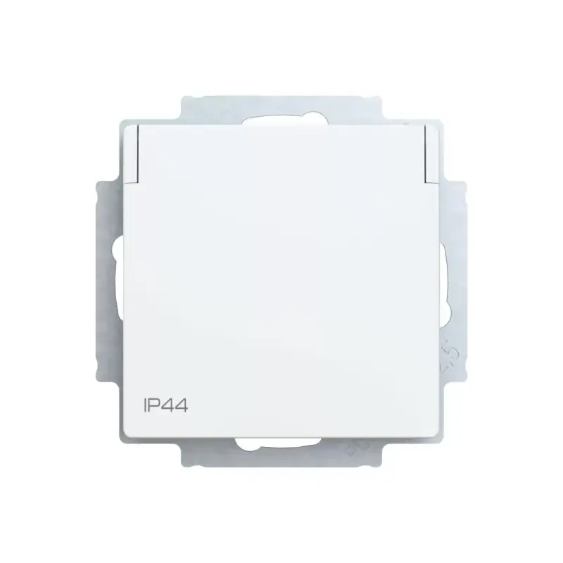ABB Dugalj SCHUKO/földelt gyermekvédett, IP44Zoni, fehér matt 6620T-A07995 240, 2CHT207995A6240 Expressz szállítás