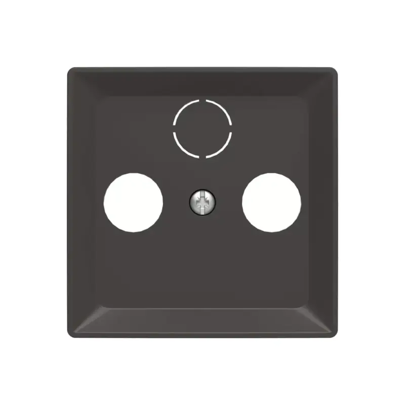 ABB TV-R / TV-R-Sat fedlap, Zoni, fekete matt 5011T-A00300 237, 2CHT080300A4237 Szuper akció