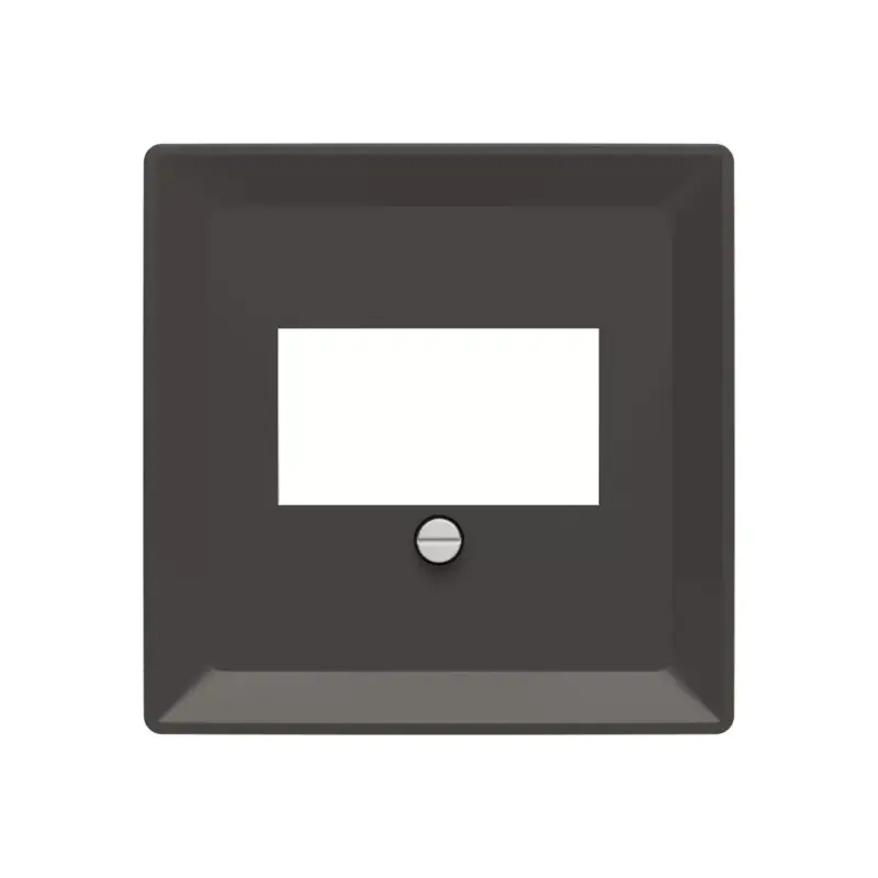 Biztonságos vásárlás ABB USB / HDMI / VGA / stereo fedlap, Zoni, fekete matt 5014T-A00040 237, 2CHT290040A4237