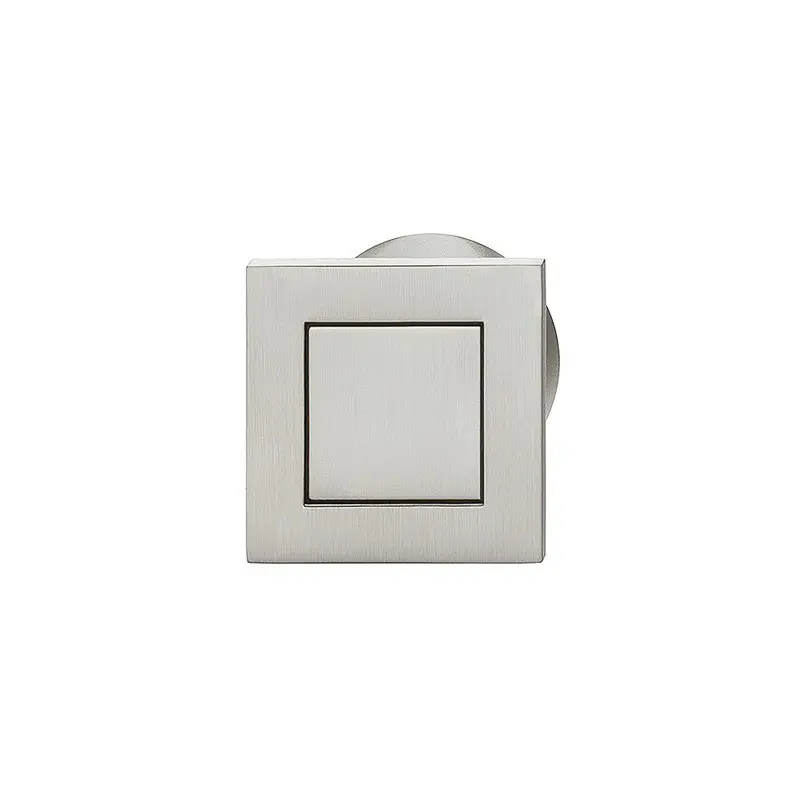 Gyors szállítás 151.67.012 rozsdamentes acél színű bútorfogantyú 40x40mm