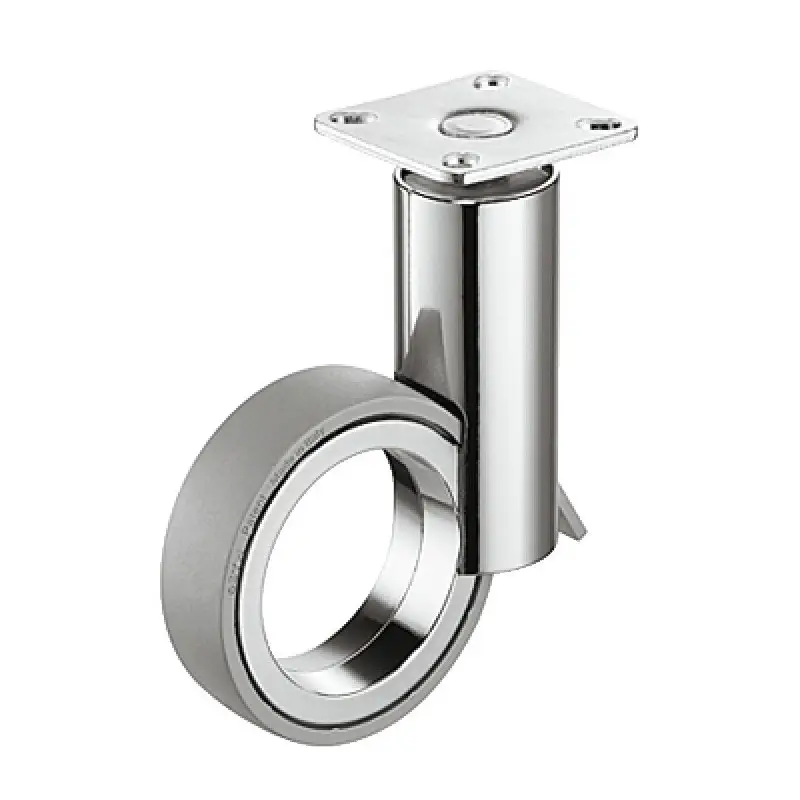 Kedvezményes ár 661.88.201 Design bútorgörgő padlóhoz 100mm Polírozott króm