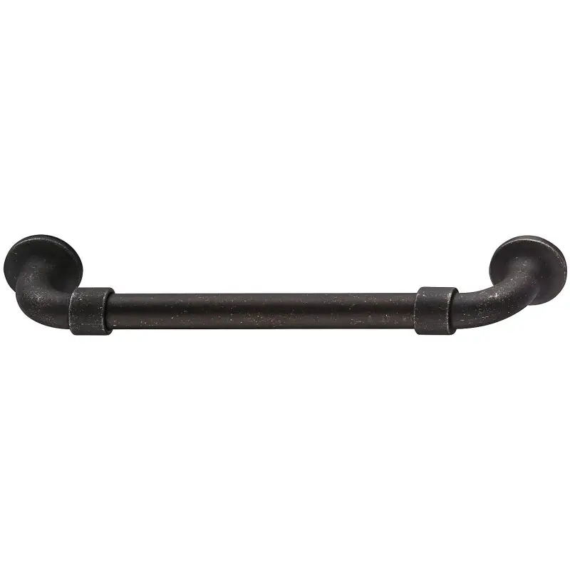 Olcsóbb 111.77.640 matt fekete bútorfogantyú antik 160mm