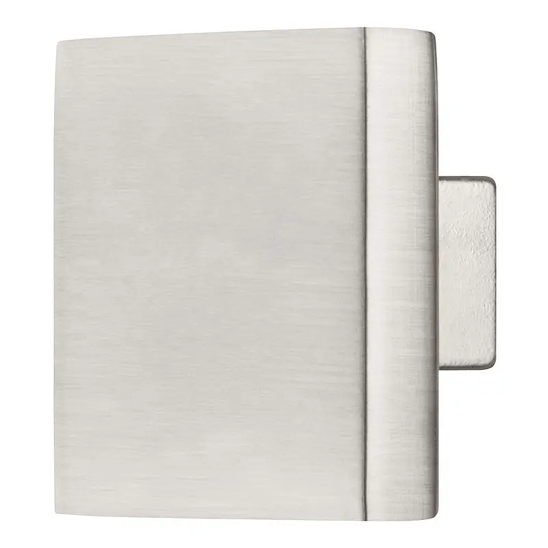155.00.591 csiszolt nikkel bútorfogantyú 35x35mm Prémium