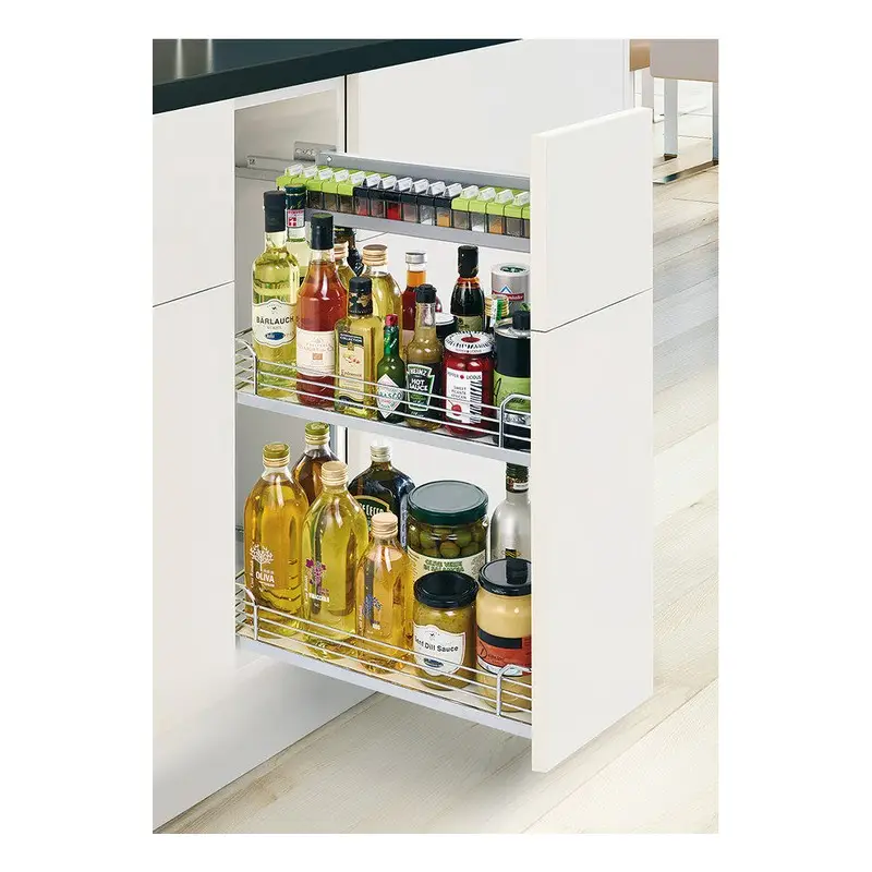 Azonnal elérhető Comfort II balos alsószekrény vasalat 590x200mm Szürke kosár