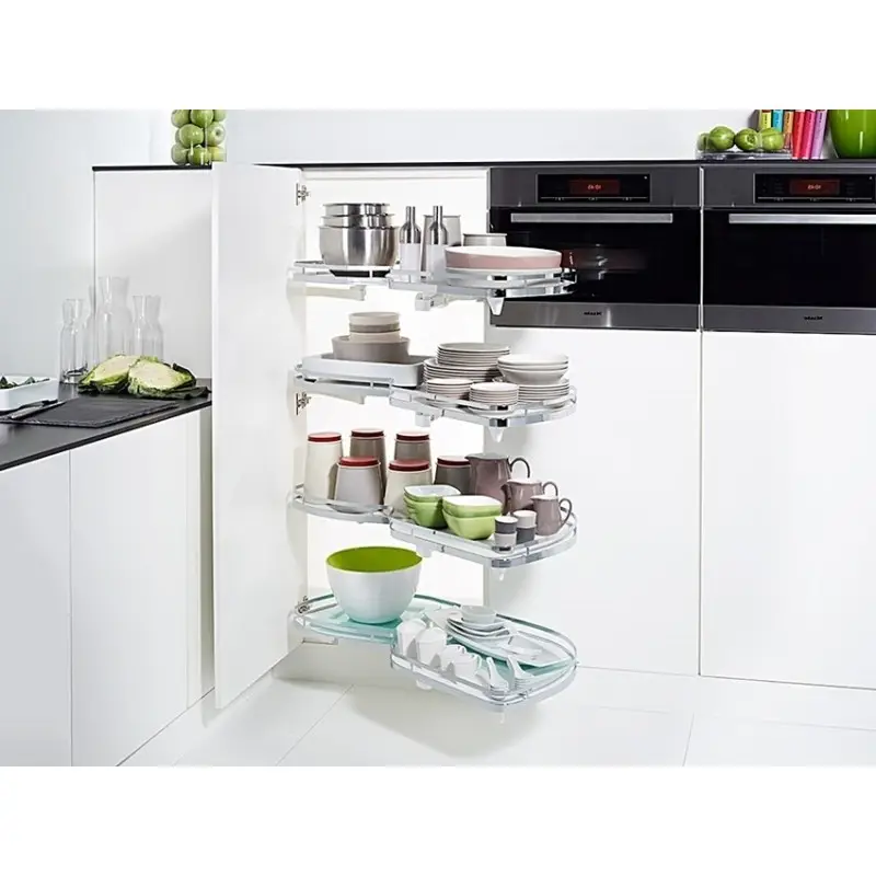 Legkelendőbb LeMans Highboard jobbos sarokszekrény vasalat 1265x500mm Arena Style