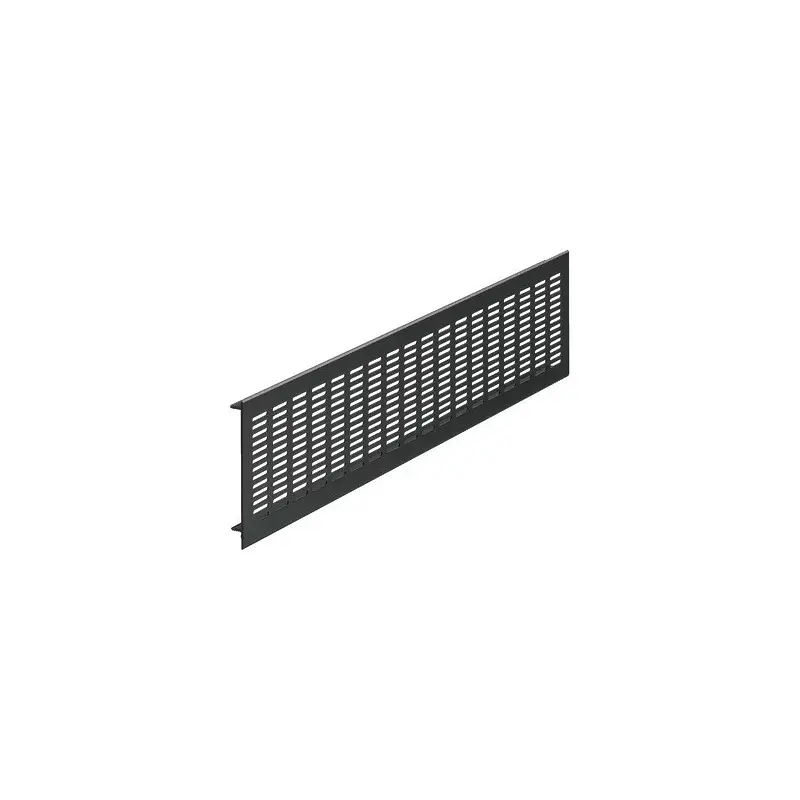 575.05.333 alumínium szellőzőrács 480x100mm Fekete Gyors szállítás