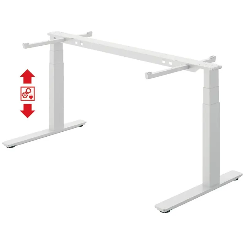 633.50.715 Officys TE651 elektromosan állítható asztalváz 1600x800mm RAL9003 Árengedmény