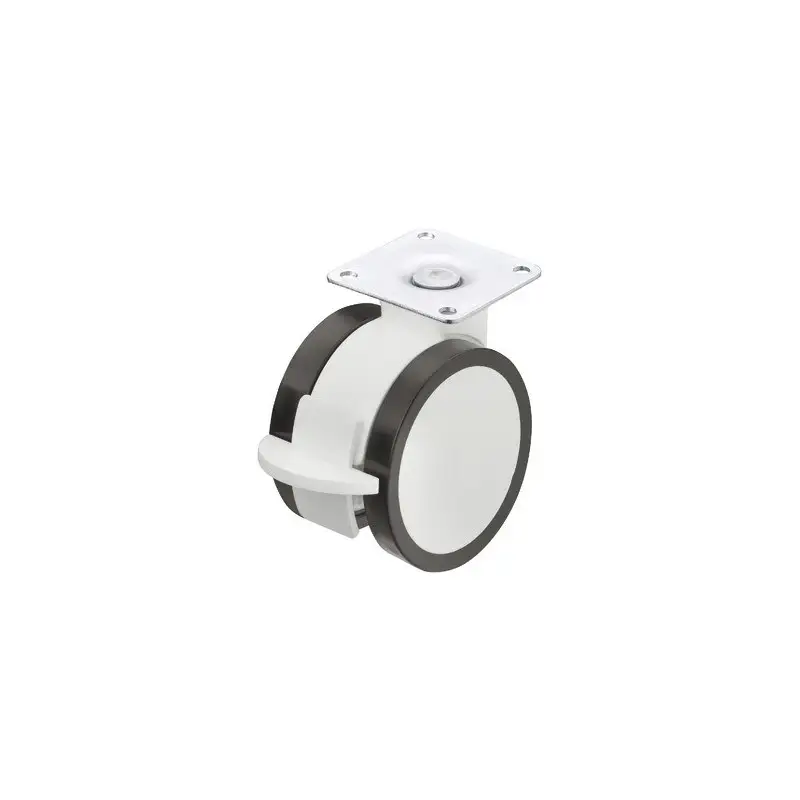 Különleges ajánlat 660.23.631 fékezhető bútorgörgő 50mm Fehér