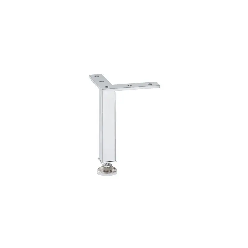 Gyors szállítás 634.44.210 acél bútorláb 115mm Ezüst