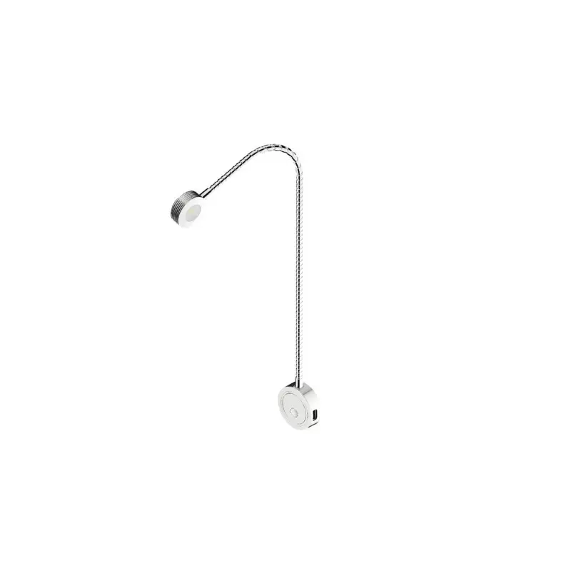 833.74.089 LED2034 olvasólámpa USB csatlakozóval 12V/19W Polírozott króm Biztonságos vásárlás