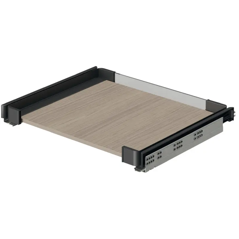 Ne maradj le 811.66.330 CONERO nyitott belső fiók 72x820mm Fekete