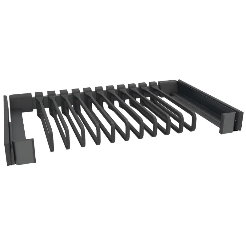 Expressz kézbesítés 811.67.303 CONERO 7 részes nadrágtartó 72x594mm Fekete
