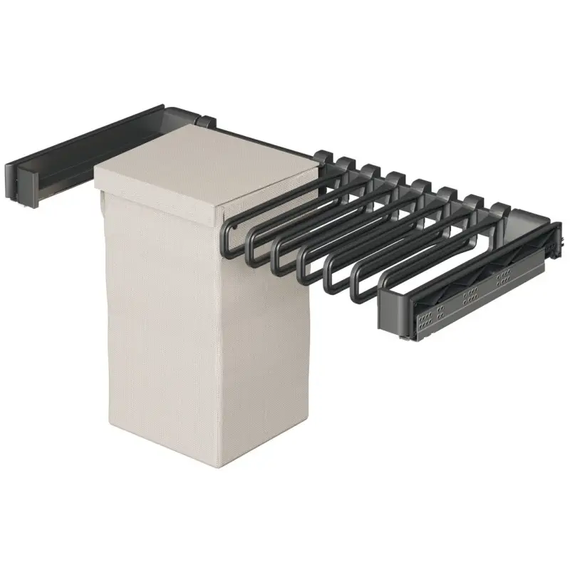 Korlátozott ajánlat 811.67.349 CONERO nadrág és szennyestartó 72x870mm Fekete